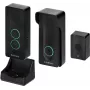 ORNO OR-DOM-YR-934/B Bezvadu Domofonu Sistēma ar DECT Tehnoloģiju, 1 Rokasaparāts, 1 Āra Bloks, IP44, Balta