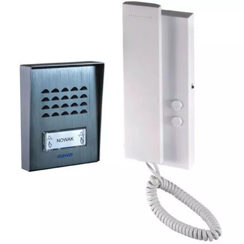 ORNO Vienģimenes audio domofonu komplekts, 2-vadu, SAGITTA (OR-DOM-SG-918)