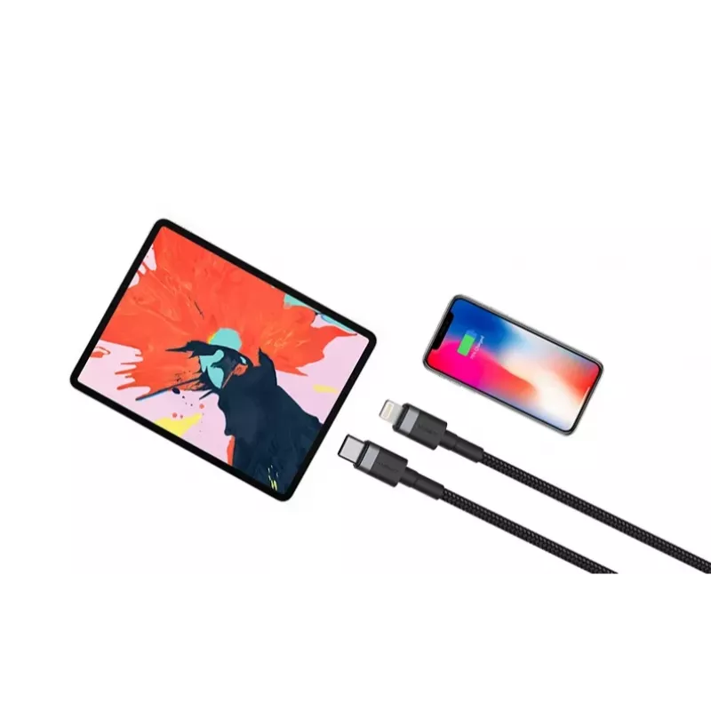 ORSEN S51 Type C to Lightning 3A 1m Melns