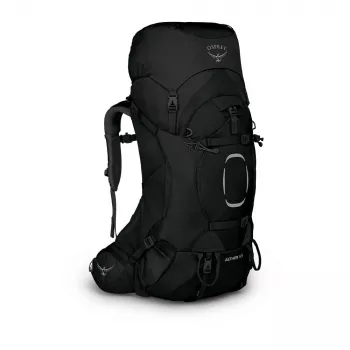 Osprey Aether 55 58 L Black Backpacking Backpack