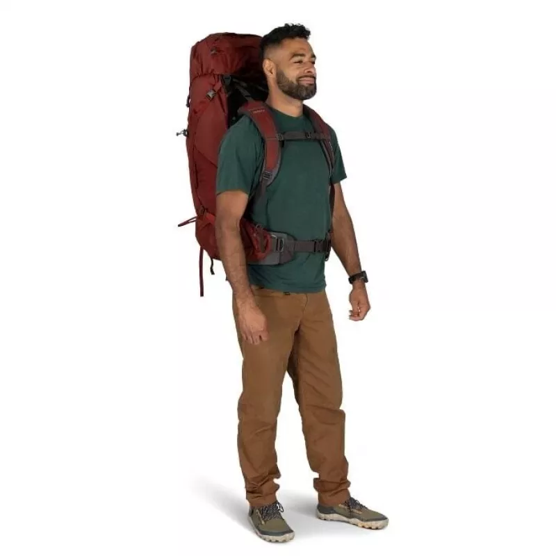 Osprey Aether 65 pārgājienu mugursoma S/M Granāt sarkana
