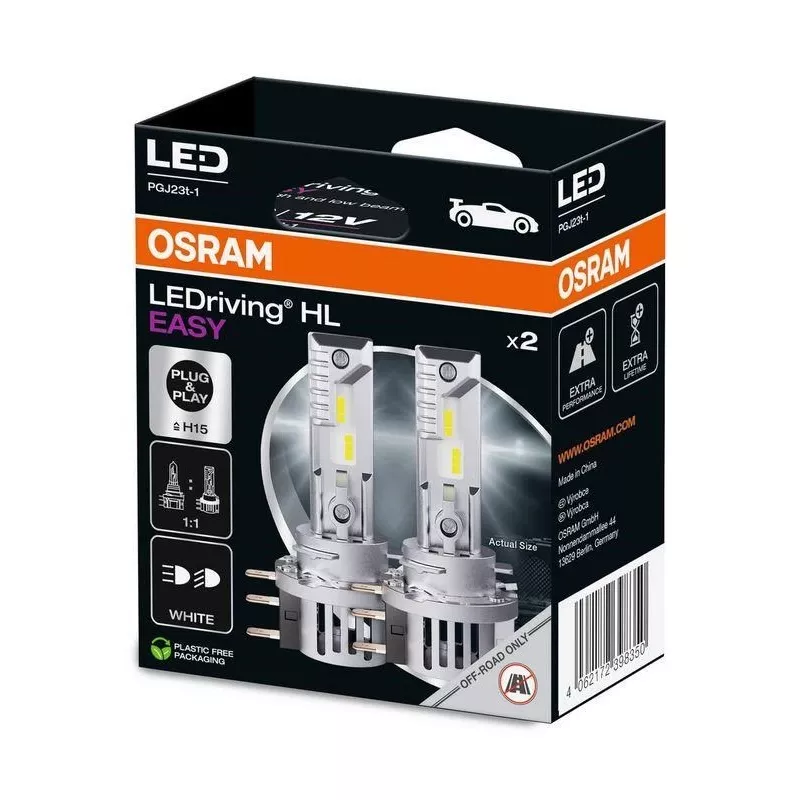 OSRAM LIGHT LED EASY H15 12V 23W 2PCS