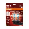 OSRAM Night Breaker Laser HB4 (2 gab. komplekts) - 12V 51W P22d halogēna lukturu spuldzes, līdz 150% lielāks spilgtums, 150m stars, 20% baltāka gaisma, balta