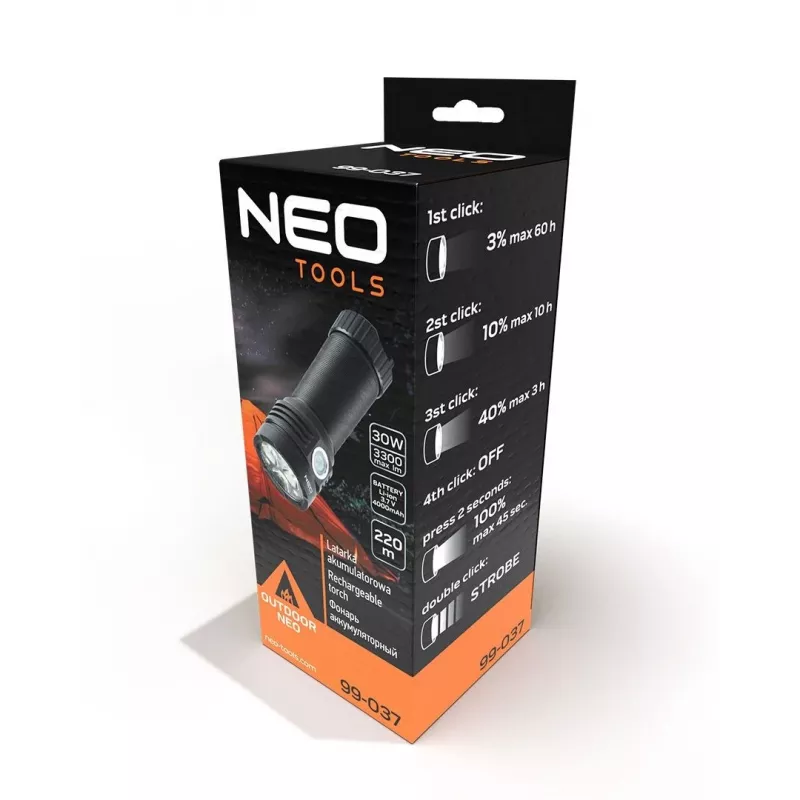 OSRAM P9 LED USB uzlādējams lukturītis 3300 lm Melns