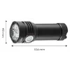 OSRAM P9 LED USB uzlādējams lukturītis 3300 lm Melns