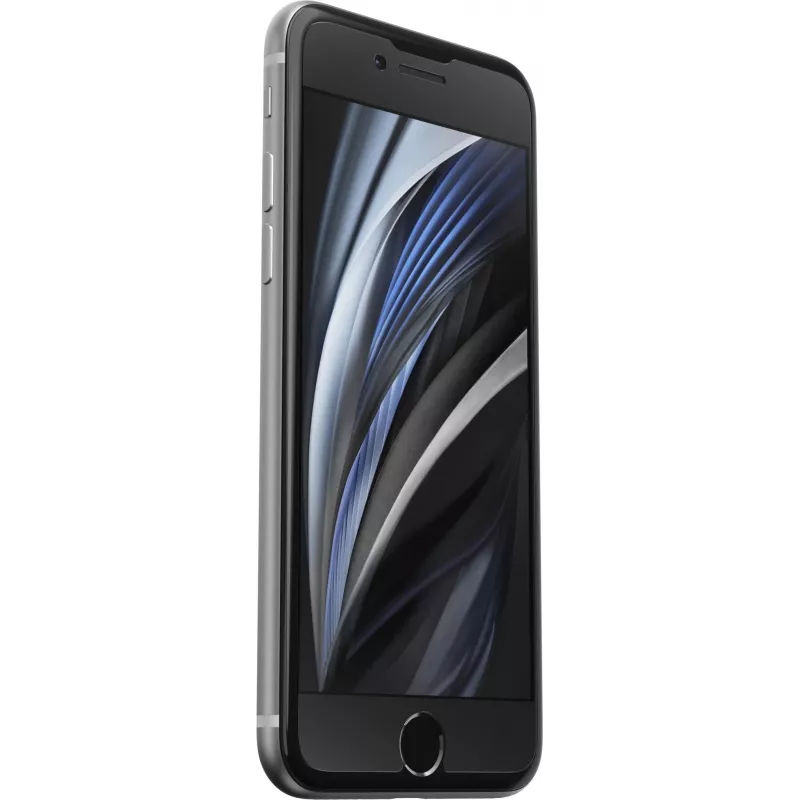 OtterBox Alpha Glass ekrāna aizsargs Apple iPhone 6, 6s, 7, 8, SE (2. paaudze), SE (3. paaudze) - rūdīts stikls - kristāldzidrs