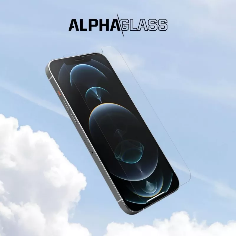OtterBox Alpha Glass Screen Protector for iPhone 12 and iPhone 12 Pro (77-65419)