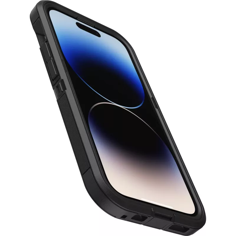 OtterBox Defender Series XT aizmugurējais vāciņš Apple iPhone 14 Pro - melns, MagSafe savietojams, izturīga aizsardzība 77-89121