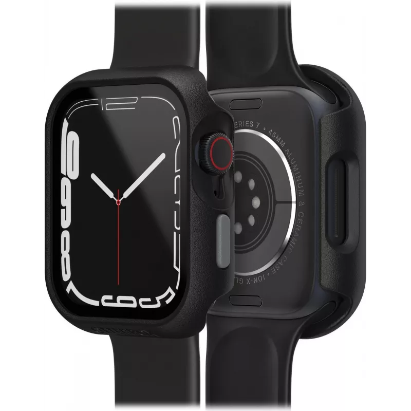 OtterBox Eclipse apvalks Apple Watch Series 9/8/7 45mm melns (77-90529)