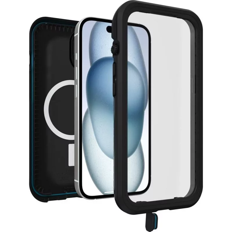 OtterBox FRE MagSafe aizsargmaciņš Apple iPhone 15 — melns