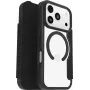 OtterBox React Folio MagSafe iPhone 17 Pro Black Crystal - Caurspīdīgs/Melns