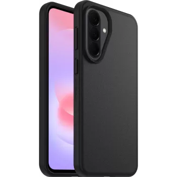 OtterBox React Samsung Galaxy A37 5G Maciņš - Melns, Triecienizturīgs, Īpaši Plāns, Militārās Klases Kritiena Aizsardzība