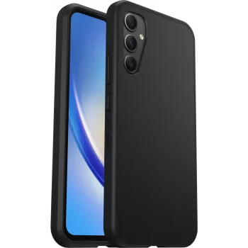 OtterBox React Series aizmugurējais vāciņš Samsung Galaxy A34 5G Black Pro Pack (77-91637)