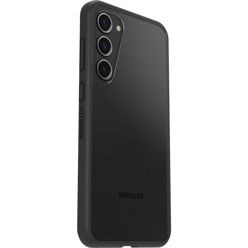 OtterBox React Series aizmugurējais vāciņš Samsung Galaxy S23+ - Antimikrobiāls, Black Crystal 77-91304