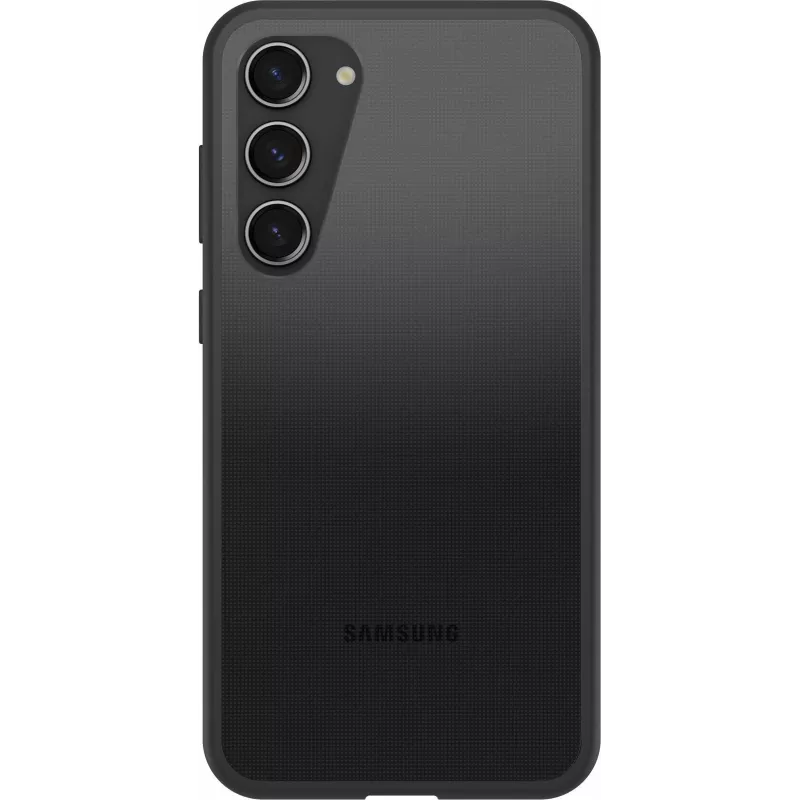 OtterBox React Series aizmugurējais vāciņš Samsung Galaxy S23+ - Antimikrobiāls, Black Crystal 77-91304