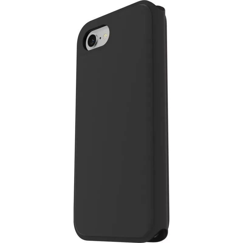 OtterBox Strada Series uzvelkamais futrālis Apple iPhone 6/6s/7/8/SE (2. un 3. paaudze) - melns