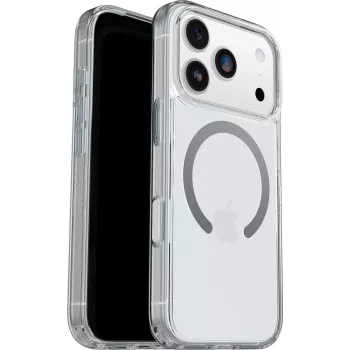 OtterBox Symmetry Clear MagSafe Series Case ar kameras vadības pogu Apple iPhone 17 Pro - caurspīdīgs (77-98831)