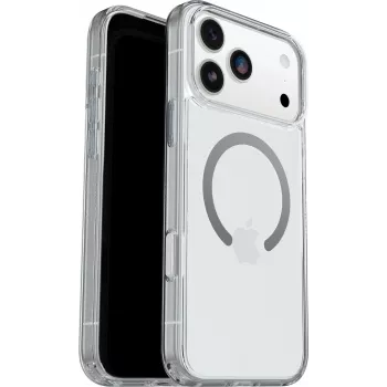 OtterBox Symmetry Clear MagSafe Series Case ar kameras vadības pogu Apple iPhone 17 Pro Max - caurspīdīgs (77-98856)
