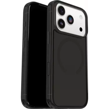 OtterBox Symmetry Clear MagSafe Series Case ar kameras vadības pogu Apple iPhone 17 Pro - Black Mist