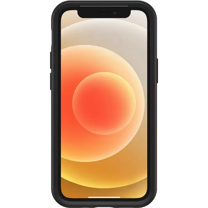 OtterBox Symmetry Series aizmugurējais vāciņš Apple iPhone 12 / 12 Pro - melns 77-66197