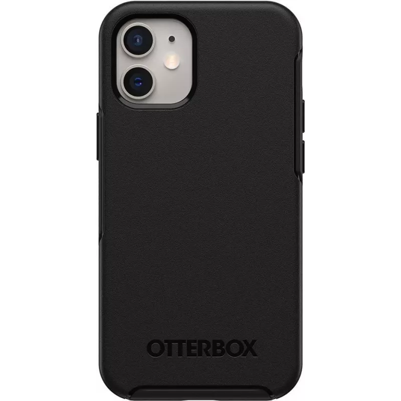 OtterBox Symmetry Series aizmugurējais vāciņš Apple iPhone 12 / 12 Pro - melns 77-66197