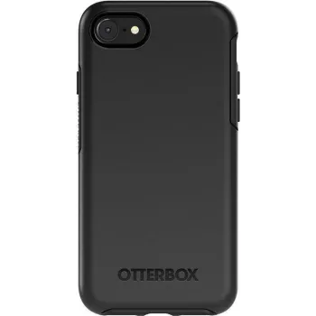 OtterBox Symmetry Series Pro Pack - Aizmugurējais vāciņš Apple iPhone 7, 8, SE (2. paaudze), SE (3. paaudze) - Polikarbonāts, Sintētiskais kaučuks - Melns