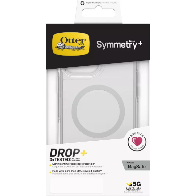 OtterBox Symmetry Series+ ar MagSafe caurspīdīgs maciņš Apple iPhone 13 Pro Max