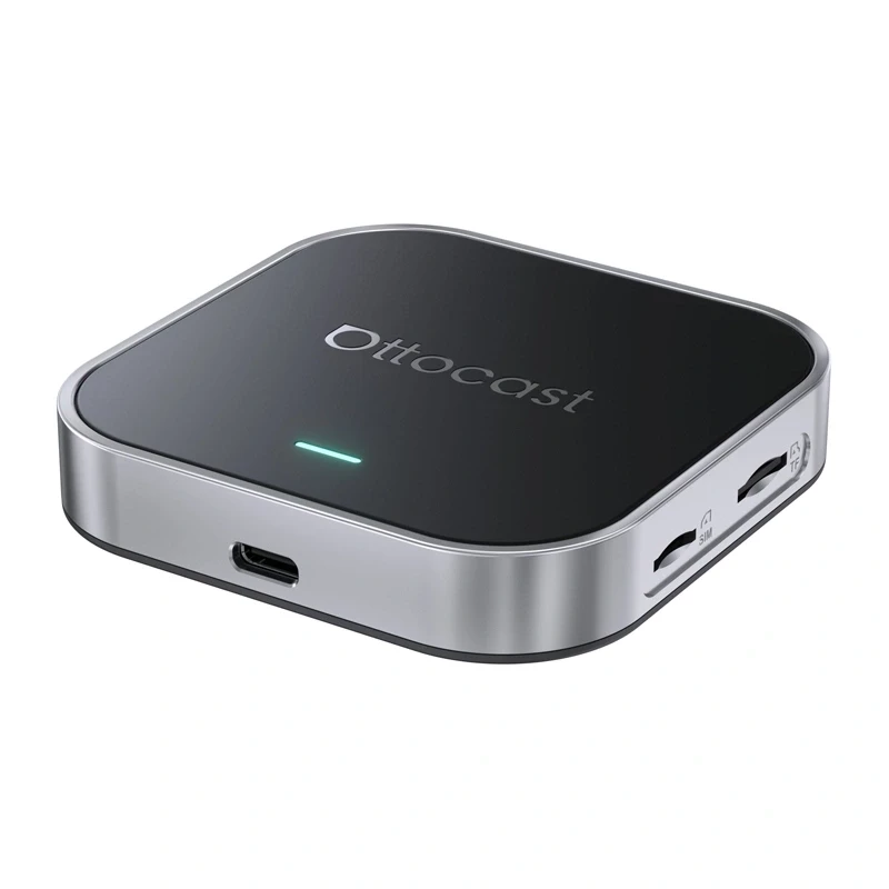 OTTOCAST OttoAibox E2 Bezvadu CarPlay & Android Auto AI Box