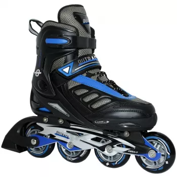 Outrace Ghost debeszilas inline skrituļslidas PW-125C melni zilas 43-46 izmērs