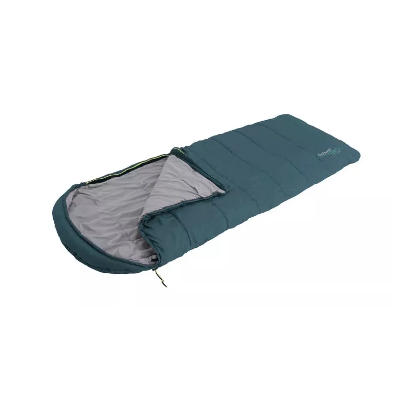Outwell Campion Lux Teal Sleeping Bag -16/5 °C 2 Way Open Auto Lock L-Shape