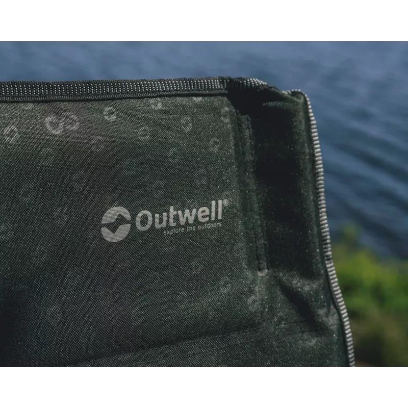 Outwell Campo Kempinga Krēsls 125 kg Melns/Pelēks