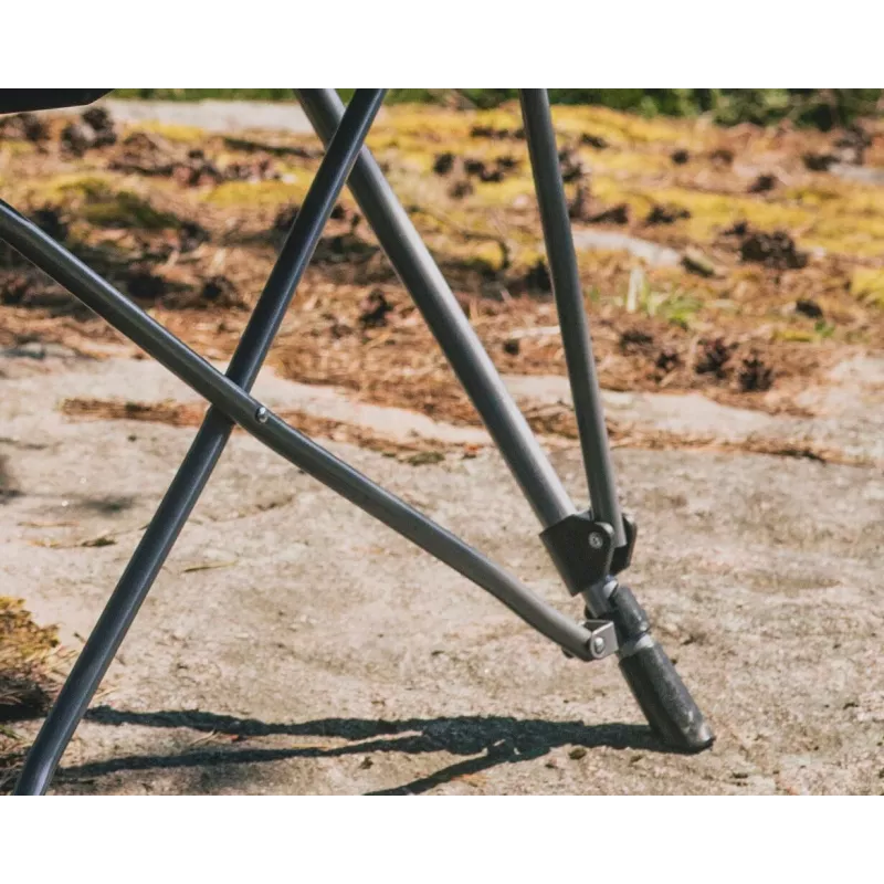 Outwell Campo Kempinga Krēsls 125 kg Melns/Pelēks