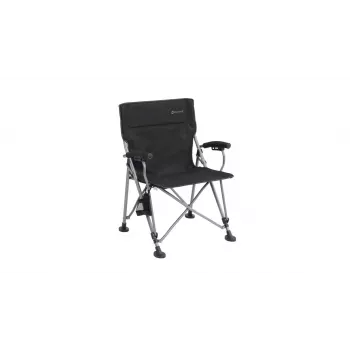 Outwell Campo Kempinga Krēsls 125 kg Melns/Pelēks