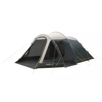Outwell Earth 5 5 personu tuneļtelts – 2 istabas, 3000mm ūdens staba augstums, zaļa