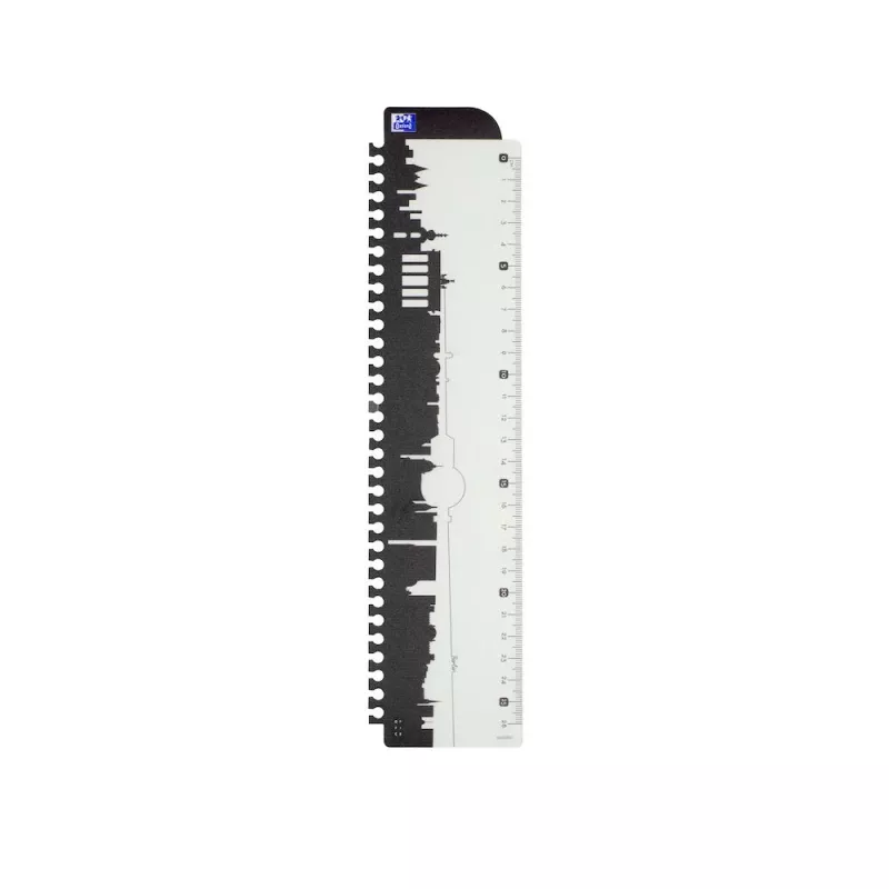 Oxford Essentials Piezīmju bloks - Rūtiņās - Melns - A4+ - 70 lapas - 90 g/m²