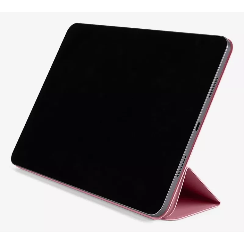 P. BookCover maciņš iPad 11/10.9 vecā rozā – folija ar zīmuļa turētāju, automātiska ieslēgšanās/izslēgšanās
