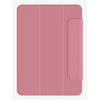 P. BookCover maciņš iPad 11/10.9 vecā rozā – folija ar zīmuļa turētāju, automātiska ieslēgšanās/izslēgšanās