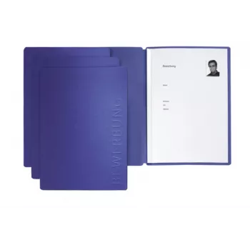 PAGNA Bewerbungsmappe SOLO DIN A4 Blue - Pieteikuma mape