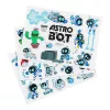 Paladone AstroBot ledusskapja magnēti - 34 gabalu magnētiskais komplekts, 3 loksnes, kosmosa robota dizains