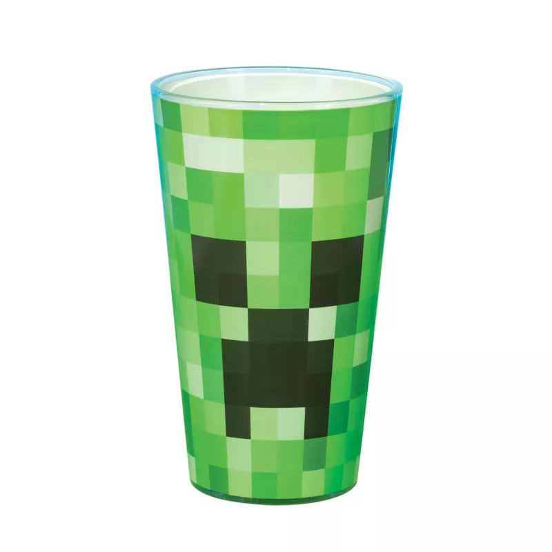 Paladone Creeper Glass - Oficiāli licencēta Minecraft dzeramā glāze 400ml