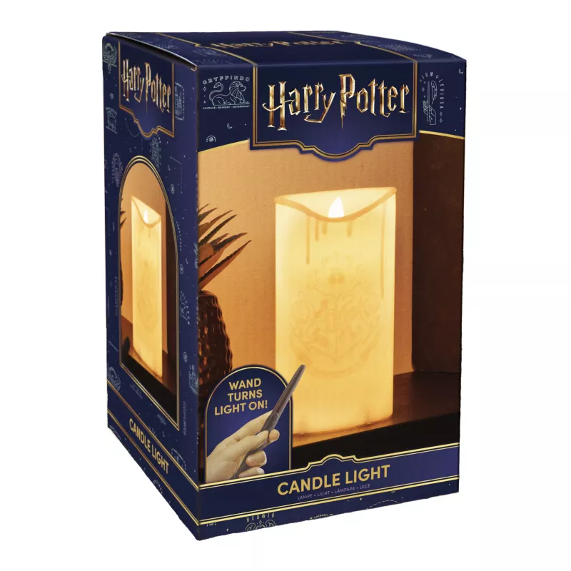 Paladone Harry Potter LED sveču gaismas komplekts ar zizli tālvadības pulti V3 – 10 peldošas mirgojošas sveces