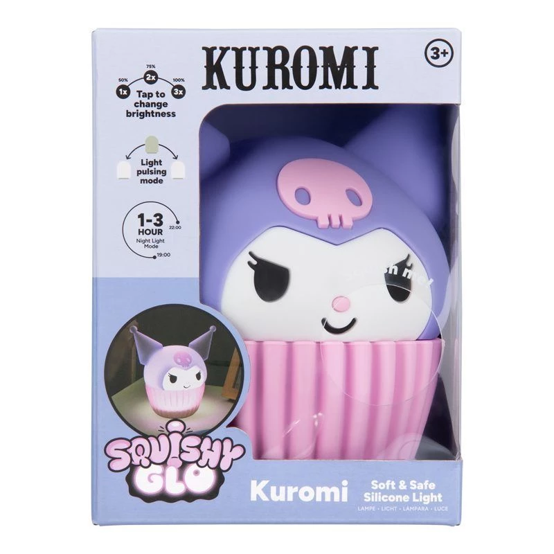 Paladone Kuromi SquishyGlo Silikona gaisma, uzlādējama