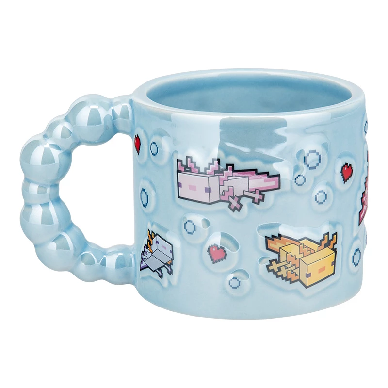 Paladone Minecraft Axolotl Bubble Shaped Mug - 325 ml Keramika Rozā