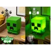 Paladone Minecraft Creeper SquishyGlo silikona gaisma uzlādējama – regulējama zaļa LED naktsgaisma ar 3 spilgtuma līmeņiem un Micro USB uzlādi