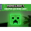 Paladone Minecraft Creeper pie sienas stiprināma LED neona gaisma