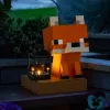 Paladone Minecraft Fox Solar Light - LED āra dekoratīvā figūriņa ar krēslas sensoru, silti baltu mirdzumu un ūdensizturīgu dizainu