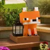 Paladone Minecraft Fox Solar Light - LED āra dekoratīvā figūriņa ar krēslas sensoru, silti baltu mirdzumu un ūdensizturīgu dizainu