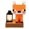 Paladone Minecraft Fox Solar Light - LED āra dekoratīvā figūriņa ar krēslas sensoru, silti baltu mirdzumu un ūdensizturīgu dizainu