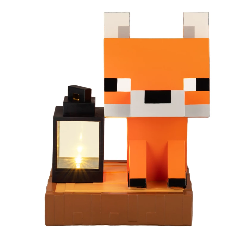 Paladone Minecraft Fox Solar Light - LED āra dekoratīvā figūriņa ar krēslas sensoru, silti baltu mirdzumu un ūdensizturīgu dizainu
