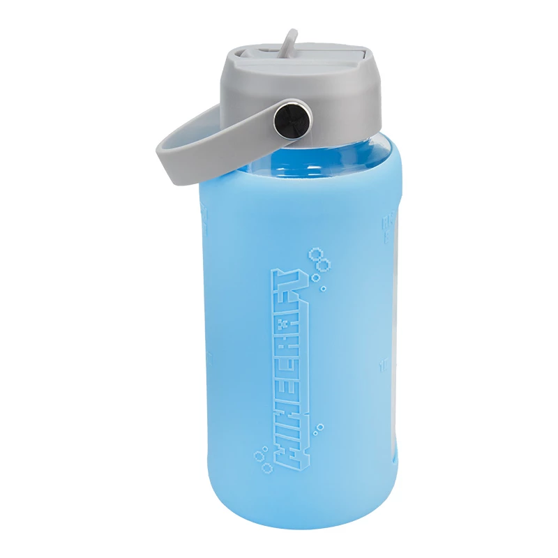 Paladone Minecraft stikla ūdens pudele 450 ml Creeper dizains